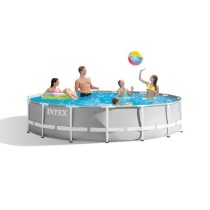 Kit Piscine Prisme Rond 4,57 x 1,07 - Intex