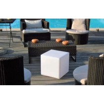 Cube lumineux tabouret filaire pour extérieur LED - LUMISKY - Carry W