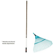 GARDENA Râteau a gazon 50cm Combisystem - Fil de fer solide - 22 dent