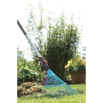 GARDENA Râteau a gazon 50cm Combisystem - Fil de fer solide - 22 dent