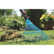 GARDENA Râteau a gazon 50cm Combisystem - Fil de fer solide - 22 dent