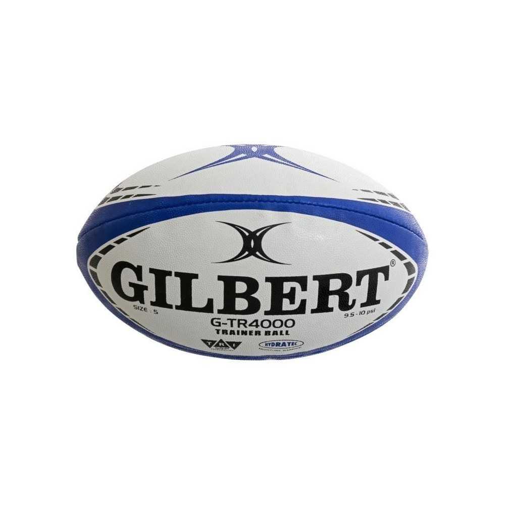 GILBERT Ballon de rugby taille 5 trainer, bleu marine