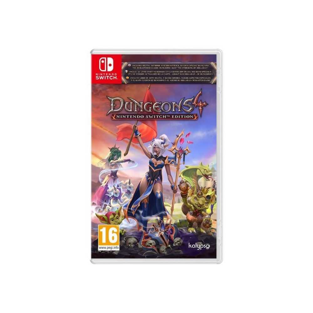 Dungeons 4 - Jeu Nintendo Switch - Edition Deluxe