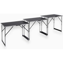 Lot de 3 tables a tapisser - MEISTER - Tables multifonctions - En alum