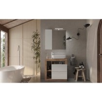 Ensemble Meuble salle de bain HAMBOURG L78 - Vasque + 2 Tiroirs + 3 ni