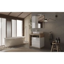 Ensemble Meuble salle de bain HAMBOURG L78 - Vasque + 2 Tiroirs + 3 ni