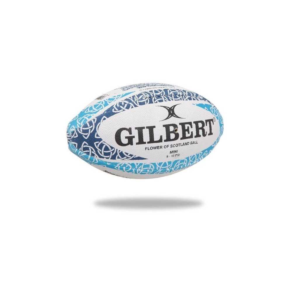 GILBERT Ballon de rugby MASCOTTES - Ecosse Flower of Scotland - Taille