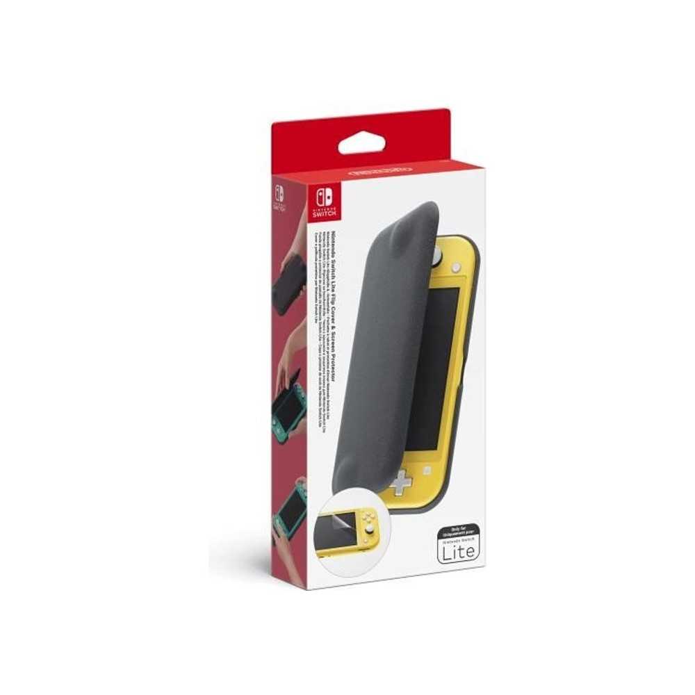 Pochette a rabat et Protection d'écran pour Nintendo Switch Lite •