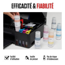 Bouteille d'encre - CANON - GI-53R - Rouge - Compatibilité PIXMA G650