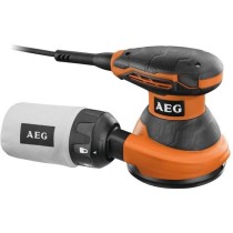 AEG - Ponceuse excentrique 125 mm 300 W, 14000 a 24000 osc/min, sac a