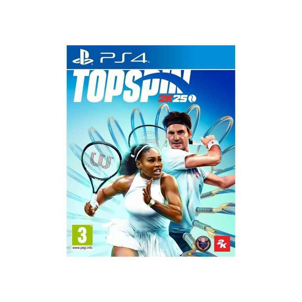 TopSpin 2K25 - Jeu PS4 - Edition Standard