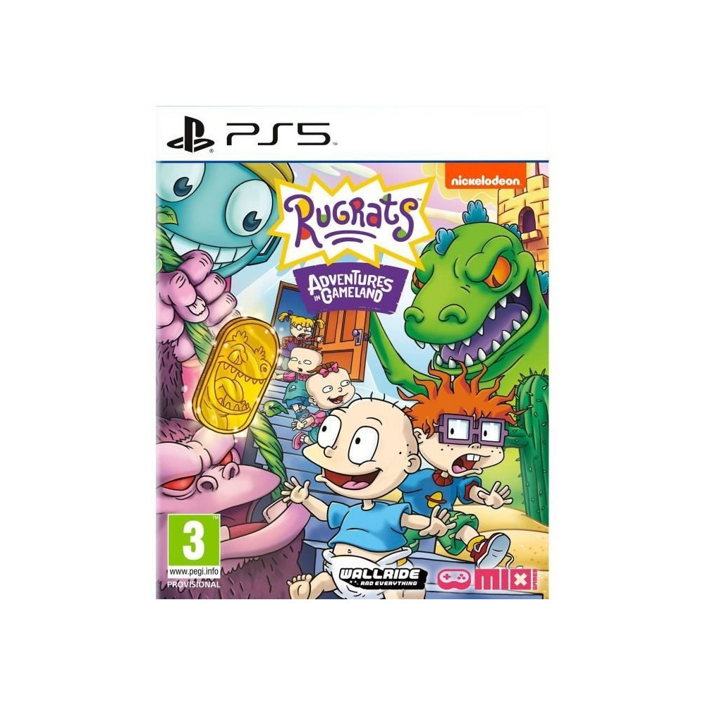 Les Razmoket Rugrats Adventures in Gameland - Jeu PS5