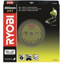 RYOBI - Disque universel a tronçonner le métal diam. 355 mm alésage