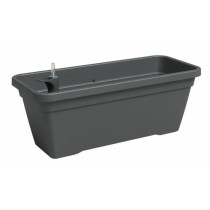 Jardiniere - Plastique - Anthracite - Rectangulaire - L57,9 x P24,3 x