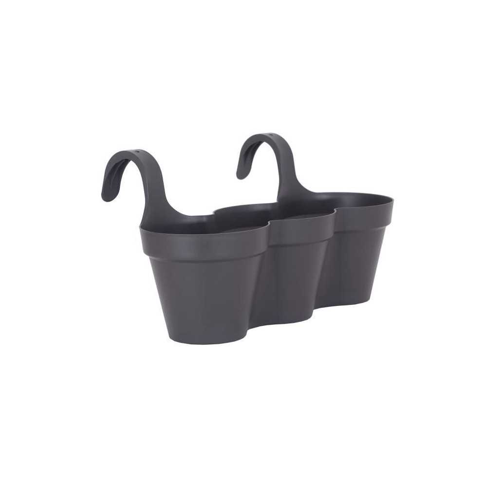 ARTEVASI Pot de fleurs pour balcon Capri Individ - 30,5 x 54 x H 28 cm