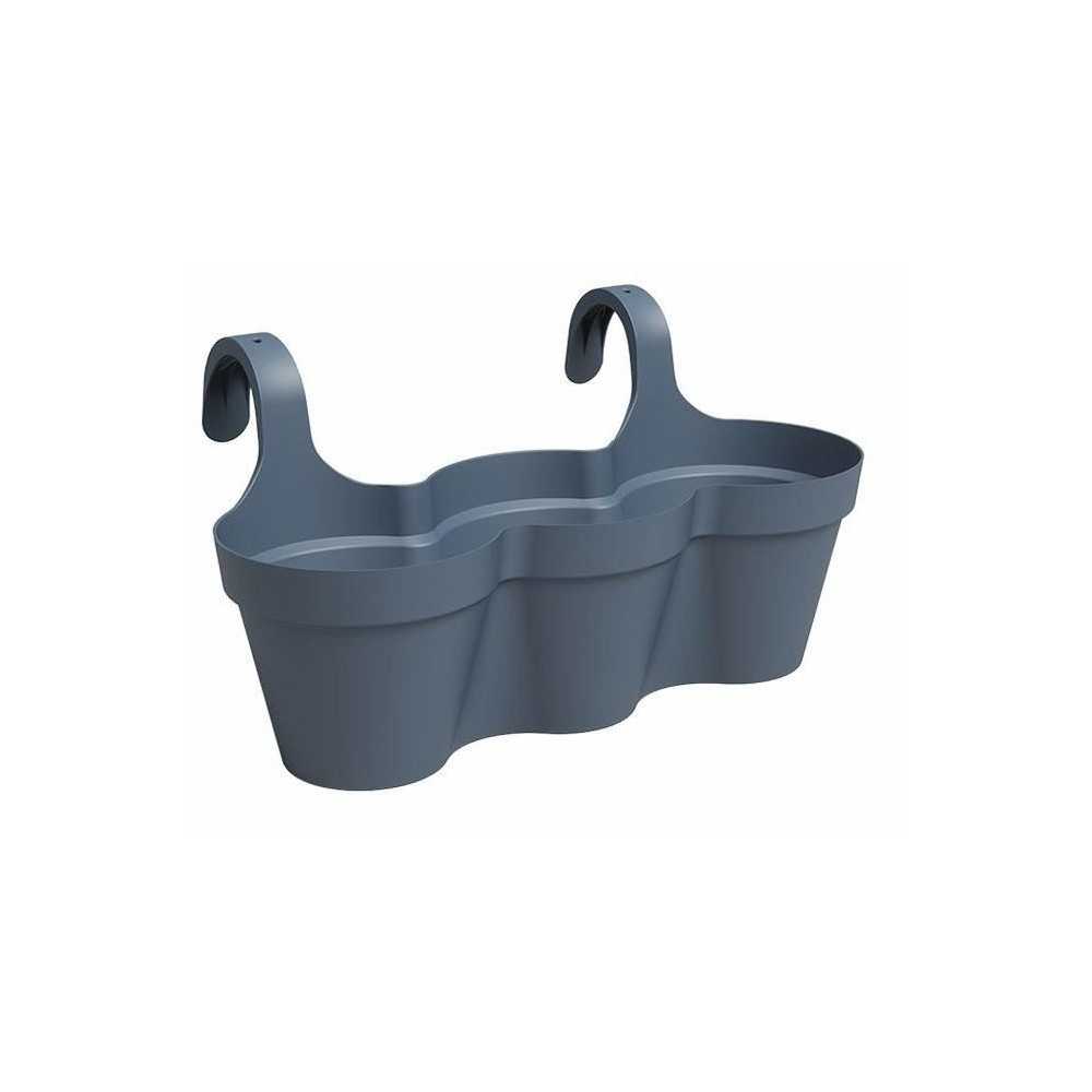 Pot ARTEVASI - CAPRI TRIPLE - Balcon - Bleu Ardoise - L54 x P30,5 x H2