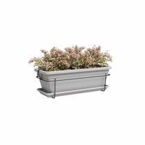 Jardiniere - ARTEVASI - VENEZIA balcon KIT - 50 ma - Gris clair