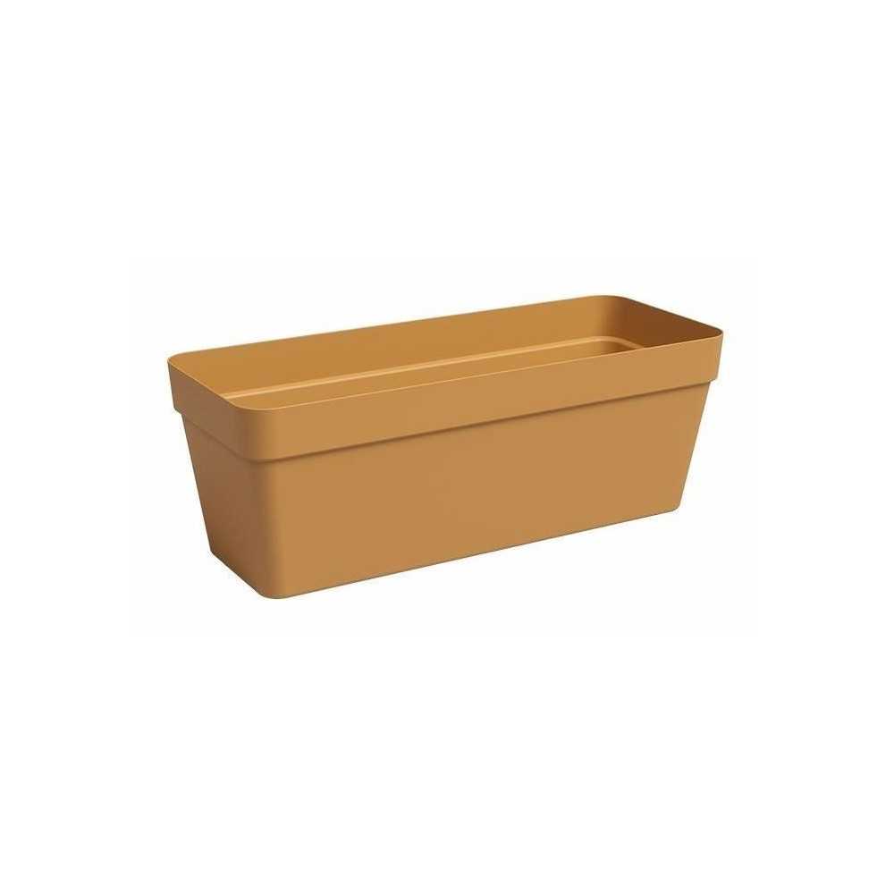 Jardiniere - Plastique - Jaune miel - Rectangulaire - L49,9 x P20 x H1