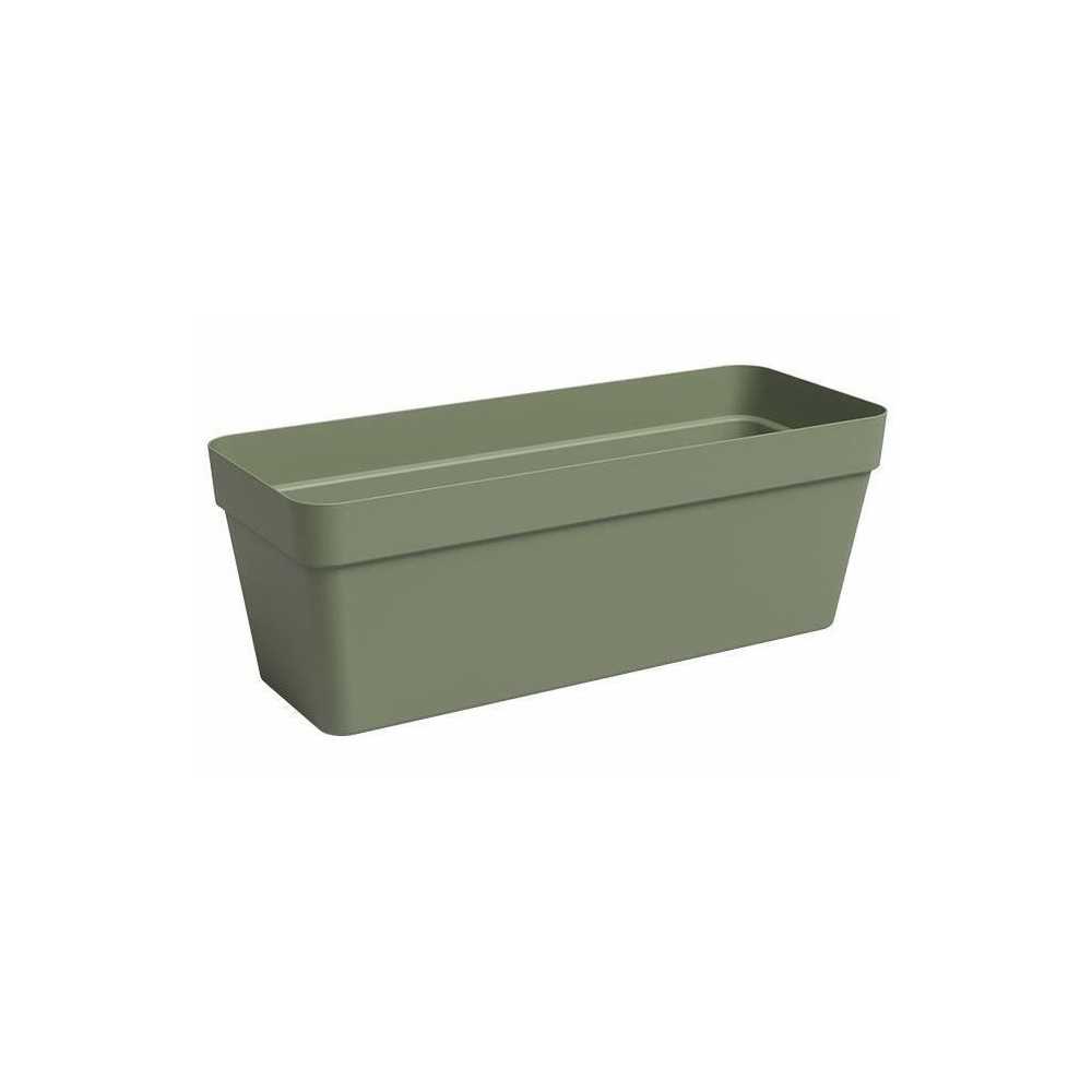 Jardiniere - Plastique - Vert Cendre� - Rectangulaire - L49,9 x P20