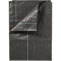 Toile de paillage paysages - NATURE - 100 g/m² - 2 x 10 m - noir - pe