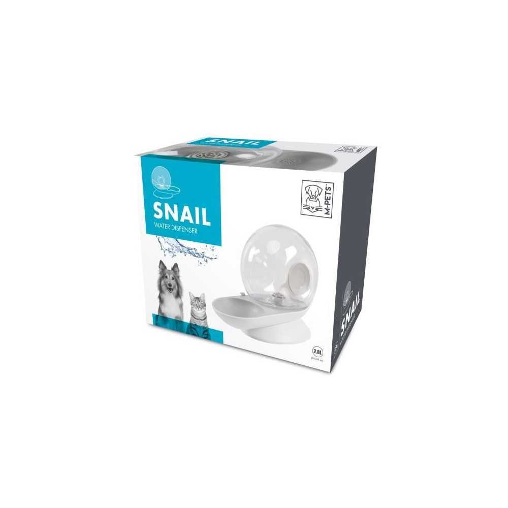 SNAIL Distributeur d'eau avec filtre - 2800 ml - Blanc, Gris et Transp