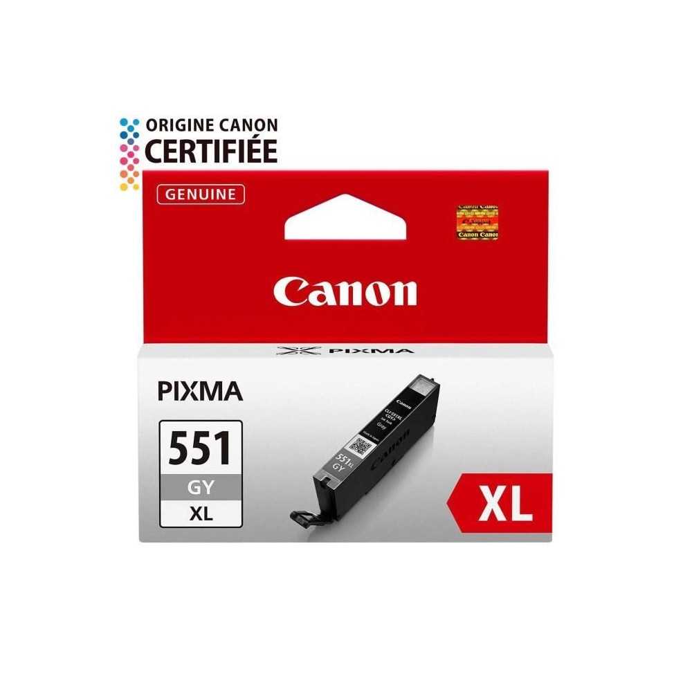 CANON Cartouche d'encre CLI-551GY XL grande capacité Gris (CLI551XL)