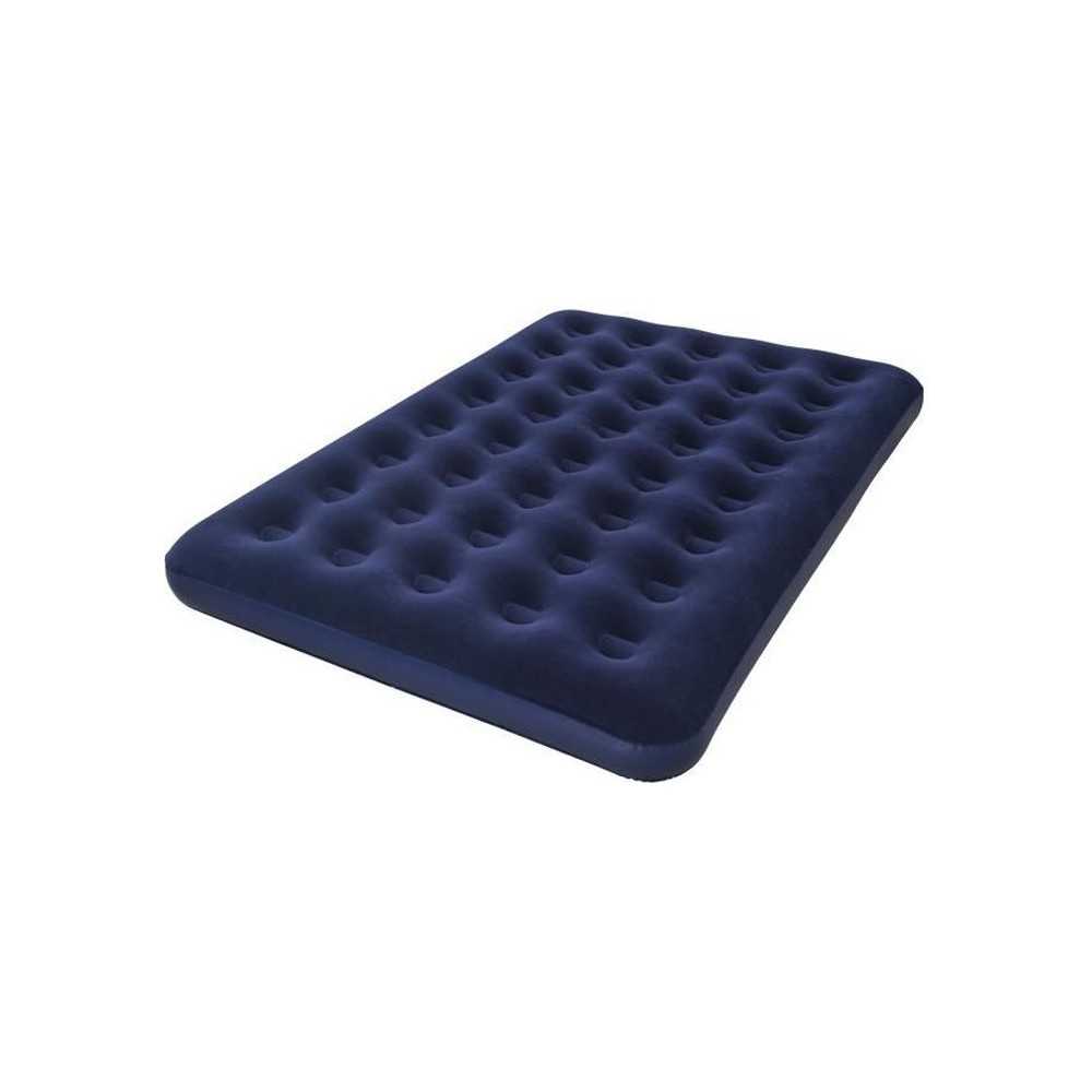 BESTWAY Matelas gonflable floqué Horizon Double + Pompe électrique S