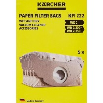 Sachet filtre papier a deux épaisseurs pour KARCHER WD2200 / A2003 /