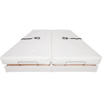 Ensemble relaxation matelas + sommiers électriques 2x70x190 - Mousse