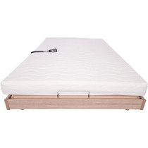 Ensemble relaxation matelas + sommier électrique 140x190cm - Mousse -