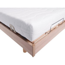 Ensemble relaxation matelas + sommier électrique 140x190cm - Mousse -