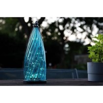 Lanterne solaire - GARDEN ID Blue Dome - Ø17 H40 cm - Autonomie 6-8h