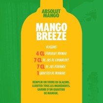 Absolut - Mango - Vodka aromatisée - 38,0% Vol. - 70cl