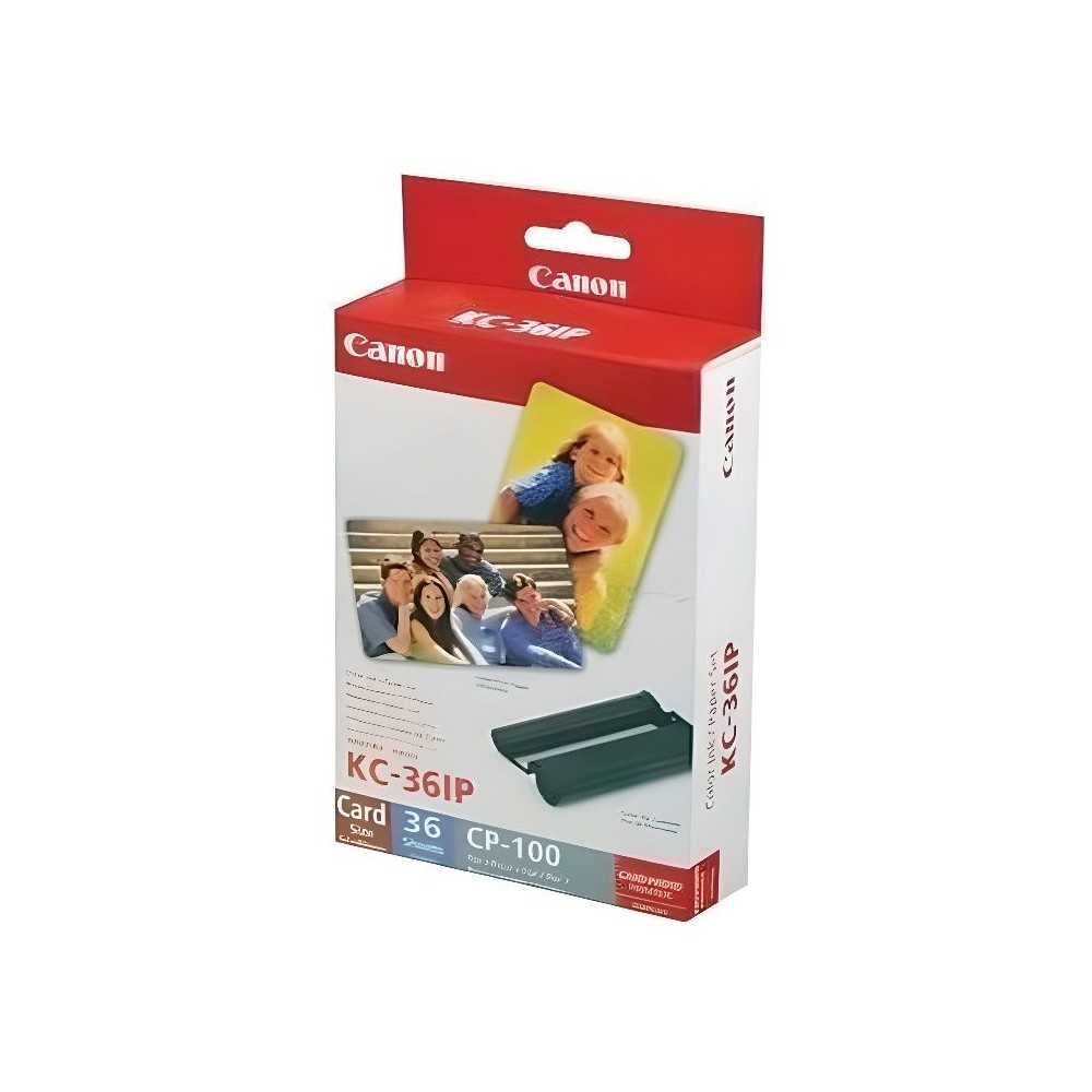 CANON Kit papier + encre KC-36IP 54x86mm 36 tirages