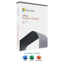 Logiciel Microsoft Office Famille et Etudiant 2021 - 1 PC ou Mac