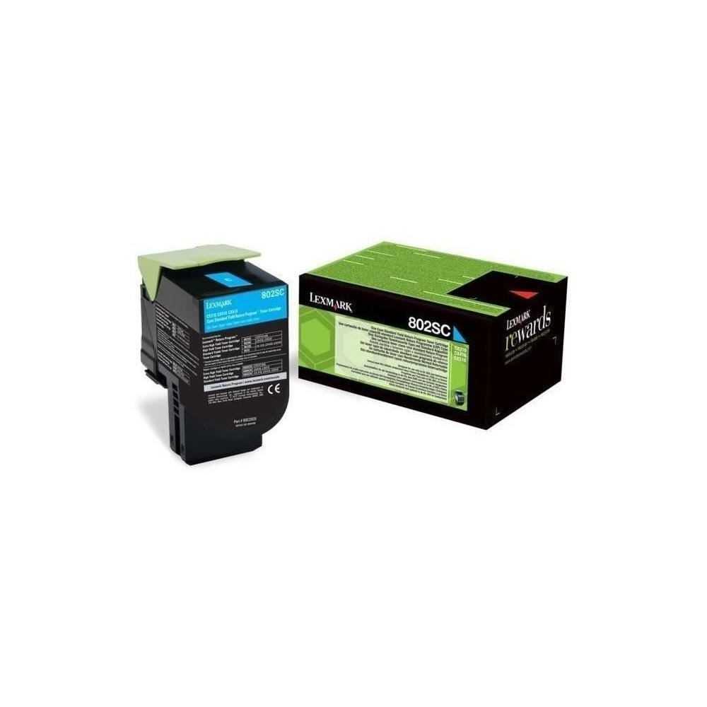 Lexmark Toner 802SC - 80C2SC0 - Cyan - 2?000 pages