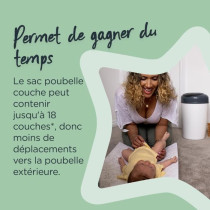 TOMMEE TIPPEE Lot de 3 Recharges de Poubelle a Couches pour Simplee Sa