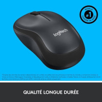 Souris - Sans Fil - Logitech - M220 Silent - Silencieuse - Noir