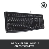 Clavier filaire - Logitech - K120 Business - AZERTY - Noir