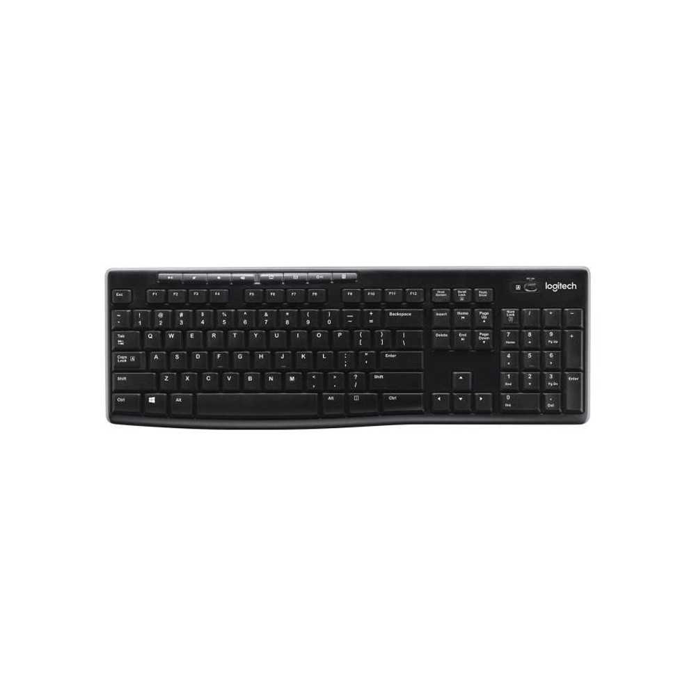 Clavier - Sans fil - Logitech - K270 - AZERTY - Noir