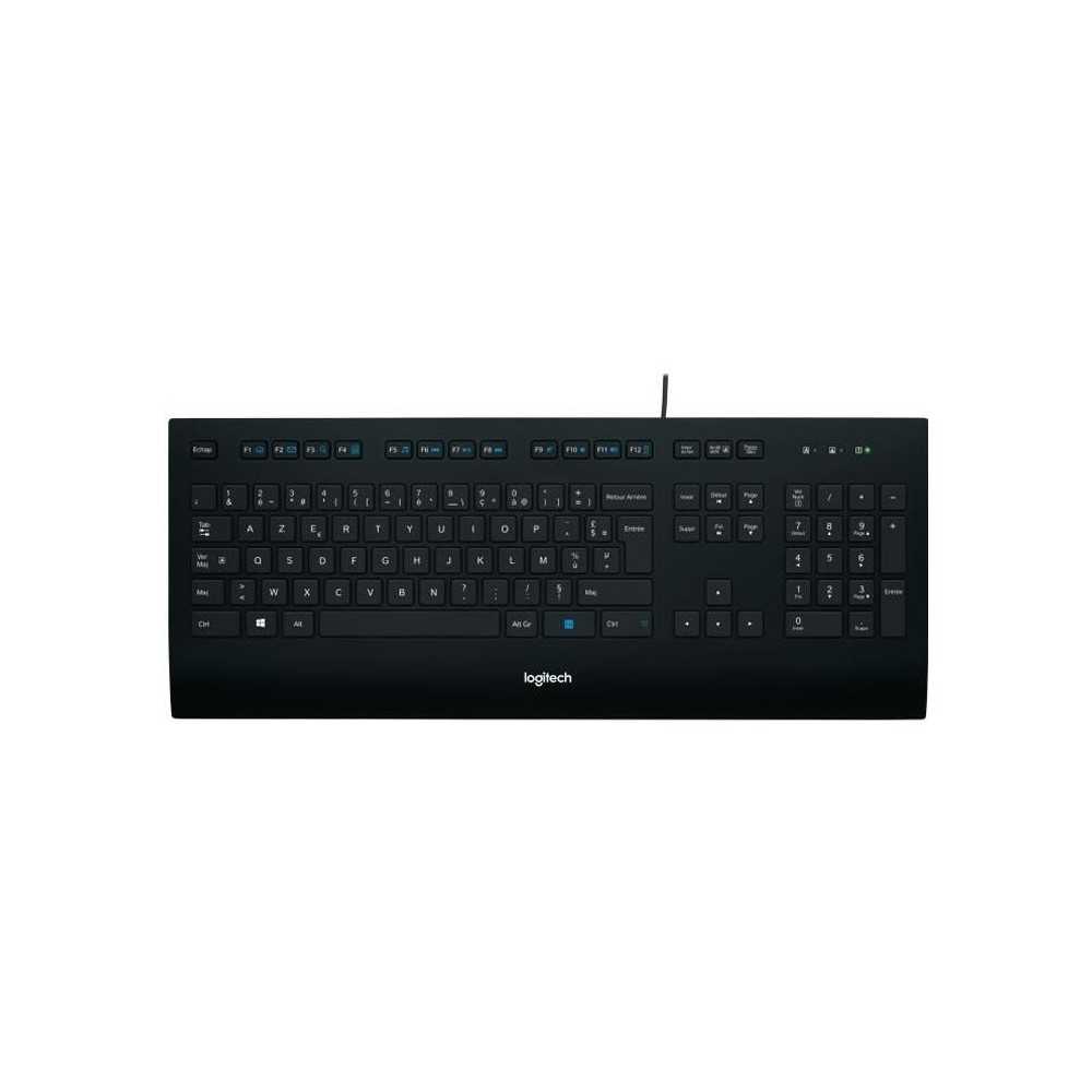 Clavier - Filaire - Logitech - K280E -AZERTY - Noir