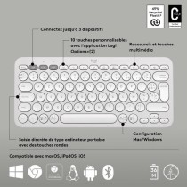 Clavier - Sans fil - Logitech - Pebble Keys 2 K380s - Bouton Easy-swit