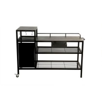 Chariot pour Plancha - BRASERO - OUTDOOR KITCHEN - Métal - Noir - 128