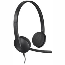 Casque PC Logitech H340 - micro-casque stéréo - filaire USB avec mic