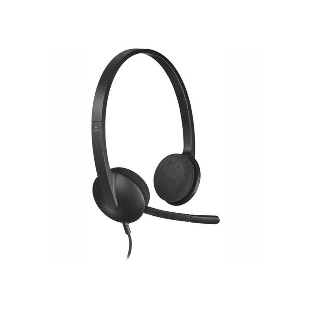 Casque PC Logitech H340 - micro-casque stéréo - filaire USB avec mic