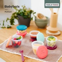 BABYMOOV Babybols Kit XXL MultiSet 12 pots de conservation + 3 cuiller