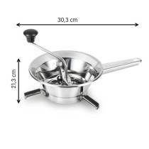 MOULINEX Classic Moulin a légumes 24 cm, Inox, pour bols jusqu'a 24 c