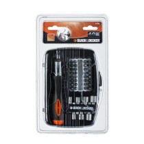 Kit de Tournevis a Cliquet avec accessoires (40 pieces) BLACK+DECKER -