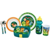 JURASSIC WORLD - Lot vaisselle pour enfant avec verre, assiette creuse