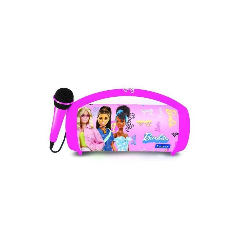 Enceinte Bluetooth Sans-Fil Lumineuse avec Micro Barbie